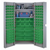 Deep Door Combination Cabinets, 38" W x 24" D x 72" H, Grey CSL Industriel Inc.