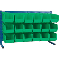 Rayonnage &agrave; persienne avec bacs, 18 bacs, 36" la x 8-1/4" p x 22" h CSL Industriel Inc.