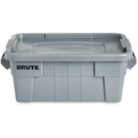 Bac de stockage Brute avec couvercle, 27,88” p x 16,5” la x 10,7" h, Capacit&eacute; 112 lb, Gris CSL Industriel Inc.