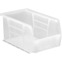 Bac transparent ultra empilable & suspendable, 6" la, 5" h x 9-1/4" p, Transparent CSL Industriel Inc.