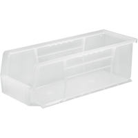 Bac transparent ultra empilable & suspendable, 5-1/2" la, 5" h x 14-3/4" p, Transparent CSL Industriel Inc.