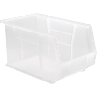 Bac transparent ultra empilable & suspendable, 8-1/4" la, 8" h x 13-5/8" p, Transparent CSL Industriel Inc.