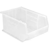 Bac transparent ultra empilable & suspendable, 11" la, 8" h x 16" p, Transparent CSL Industriel Inc.