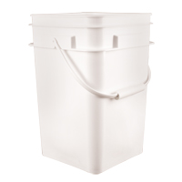 Square Pail, Plastic, 4.25 gal. CSL Industriel Inc.