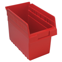 Bacs pour &eacute;tag&egrave;re Store-Max, 6-5/8" la x 8" H x 11-5/8" p, Rouge, Capacit&eacute; 44 lb CSL Industriel Inc.