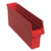 Bacs pour &eacute;tag&egrave;re Store-Max, 4-3/8" la x 8" H x 17-7/8" p, Rouge, Capacit&eacute; 56 lb CSL Industriel Inc.