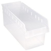 Bacs pour &eacute;tag&egrave;re Store-Max, 8-3/8" la x 8" H x 17-7/8" p, Transparent, Capacit&eacute; 56 lb CSL Industriel Inc.