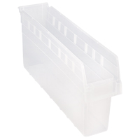 Bacs pour &eacute;tag&egrave;re Store-Max, 4-3/8" la x 8" H x 23-5/8" p, Transparent, Capacit&eacute; 68 lb CSL Industriel Inc.