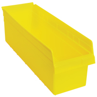 Bacs pour &eacute;tag&egrave;re Store-Max, 8-3/8" la x 8" H x 23-5/8" p, Jaune, Capacit&eacute; 68 lb CSL Industriel Inc.