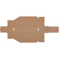 Boîtes profondes en carton ondul&eacute;, 2-7/8" la x 11-1/4" p x 4-1/2" h, Beige CSL Industriel Inc.