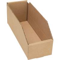 Boîtes profondes en carton ondul&eacute;, 3-3/4" la x 11-1/4" p x 4-1/2" h, Beige CSL Industriel Inc.