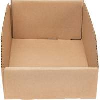 Boîtes profondes en carton ondul&eacute;, 7-5/8" la x 11-5/16" p x 4-1/2" h, Beige CSL Industriel Inc.