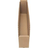 Boîtes profondes en carton ondul&eacute;, 2-7/8" la x 17-1/4" p x 4-1/2" h, Beige CSL Industriel Inc.