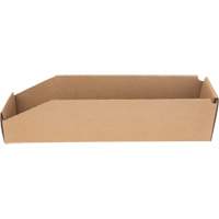 Boîtes profondes en carton ondul&eacute;, 3-3/4" la x 17-1/4" p x 4-1/2" h, Beige CSL Industriel Inc.
