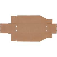 Boîtes profondes en carton ondul&eacute;, 5-3/4" la x 17-1/4" p x 4-1/2" h, Beige CSL Industriel Inc.