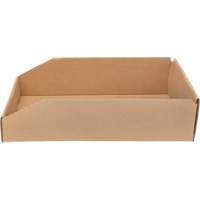 Boîtes profondes en carton ondul&eacute;, 9-3/4" la x 17-1/4" p x 4-1/2" h, Beige CSL Industriel Inc.
