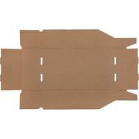 Boîtes profondes en carton ondul&eacute;, 9-3/4" la x 17-1/4" p x 4-1/2" h, Beige CSL Industriel Inc.