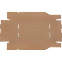 Boîtes profondes en carton ondul&eacute;, 11-3/4" la x 17-1/4" p x 4-1/2" h, Beige CSL Industriel Inc.