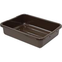 All-Purpose Ribbed-Bottom Storage Tub, 5" H x 15" D x 21" L, Plastic, Brown CSL Industriel Inc.