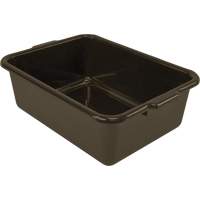 Bac d'entreposage tout usage &agrave; fond plat, 7" ha x 15" p x 21" lo, Plastique, Brun CSL Industriel Inc.