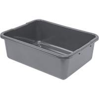 Bac d'entreposage tout usage &agrave; fond rainur&eacute;, 7" ha x 15" p x 21" lo, Plastique, Gris CSL Industriel Inc.