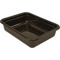 Bac d'entreposage tout usage &agrave; fond plat, 5" ha x 17" p x 22" lo, Plastique, Gris CSL Industriel Inc.