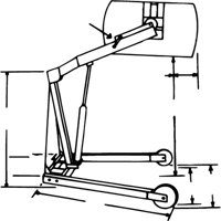 Hydra-Lift Drum Handlers, 55 US gal. (45 Imperial Gal.) Capacity CSL Industriel Inc.