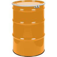 Steel Drums, 55 US gal (45 imp. gal.), Unlined, Orange, Open Top, UN1A2/Y1.5/150, 16 Gauge CSL Industriel Inc.