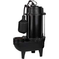 Cast Iron Effluent Pump, 4800 GPH, 120 V, 7.8 A, 1/2 HP CSL Industriel Inc.