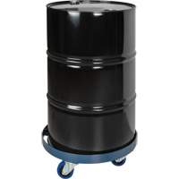 Drum Dolly, Steel, 1400 lbs. Capacity, 24" Diameter, Blue Elastic Casters CSL Industriel Inc.