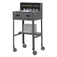 Shop Desk, 23" W x 20" D x 47-3/4" H, Grey CSL Industriel Inc.