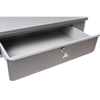 Wall-Mounted Shop Desk, 34-1/2" W x 28" D x 31" H, Grey CSL Industriel Inc.