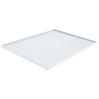 Fond de casier, Convient aux casiers 12" x 18", Gris p&acirc;le, Plastique CSL Industriel Inc.