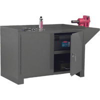 Stationary Workstation, Steel Surface, 60-1/8" W x 24-1/4" D x 36-3/16" H CSL Industriel Inc.