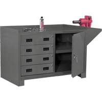 Stationary Workstation, Steel Surface, 60-1/8" W x 24-1/4" D x 36-1/4" H CSL Industriel Inc.