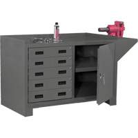 Stationary Workstation, Steel Surface, 60-1/8" W x 24-1/4" D x 36-1/4" H CSL Industriel Inc.