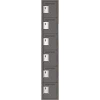 Petits casiers Clean Line, 6 niveaux, 12" x 18" x 72", Acier, Charbon, Rivet (assembl&eacute;) CSL Industriel Inc.