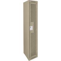 Casiers Clean Line, 12" x 12" x 72", Acier, Beige, Rivet (assembl&eacute;), Perfor&eacute; CSL Industriel Inc.