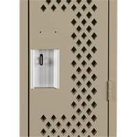 Casiers Clean Line, Bloc de 2, 24" x 15" x 72", Acier, Beige, Rivet (assembl&eacute;), Perfor&eacute; CSL Industriel Inc.