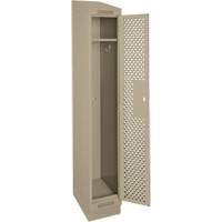 Casiers Clean Line, 12" x 18" x 82", Acier, Beige, Rivet (assembl&eacute;), Perfor&eacute; CSL Industriel Inc.