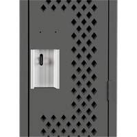 Casiers Clean Line, Bloc de 2, 24" x 15" x 72", Acier, Charbon, Rivet (assembl&eacute;), Perfor&eacute; CSL Industriel Inc.