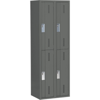 Casiers robustes Concorde, 2 niveaux, Bloc de 2, 24" x 18" x 72", Acier, Charbon, Soud&eacute; (assembl&eacute;) CSL Industriel Inc.
