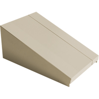 Dessus inclin&eacute; pour casiers robustes enti&egrave;rement soud&eacute; Concorde, Bloc de 1, 18" p x 12" la x 6" ha, Beige, Acier CSL Industriel Inc.