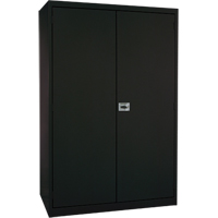 Armoires de rangement Hi-Boy profondes, Acier, 4 Tablettes, 72" h x 36" la x 24" P, Noir CSL Industriel Inc.