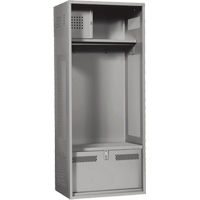 Casier pour &eacute;quipement, Acier, 24" la x 24" p x 72" h, Gris CSL Industriel Inc.