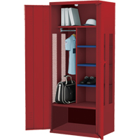 Casier de luxe pour &eacute;quipement, Acier, 36" la x 24" p x 72" h, Rouge CSL Industriel Inc.