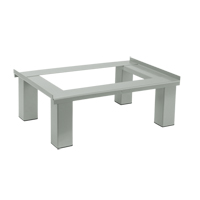 Base sur pied, 1 Blocs, 6" lo x 12" la x 18" p, Gris, Acier CSL Industriel Inc.