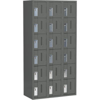 Casiers robustes Concorde, 6 niveaux, Bloc de 3, 36" x 18" x 72", Acier, Charbon, Soud&eacute; (assembl&eacute;) CSL Industriel Inc.