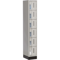 Casiers robustes Concorde, 6 niveaux, 12" x 18" x 76", Acier, Gris, Soud&eacute; (assembl&eacute;) CSL Industriel Inc.