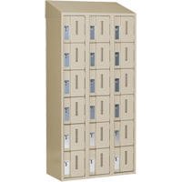 Casiers robustes Concorde, 6 niveaux, Bloc de 3, 36" x 18" x 78", Acier, Beige, Soud&eacute; (assembl&eacute;) CSL Industriel Inc.